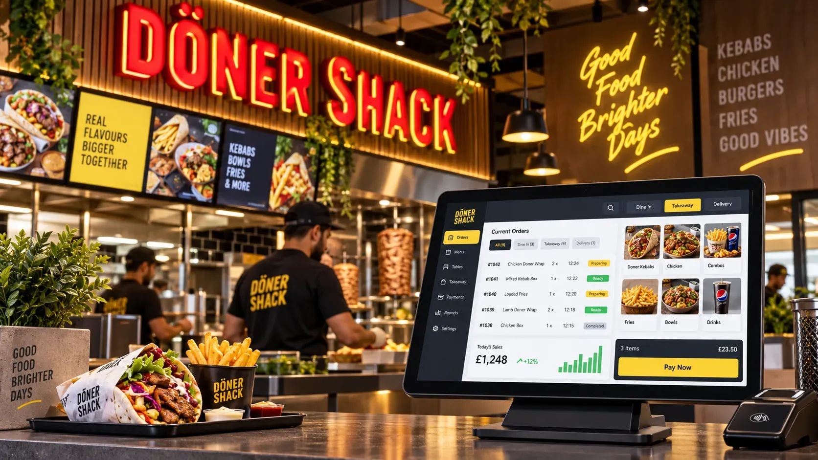 Doner Shack – Custom POS Software Development for Smarter Restaurant Operations